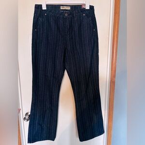 Rock & Roll x Hooey collab high rise bootcut striped jeans size W:32 L:32